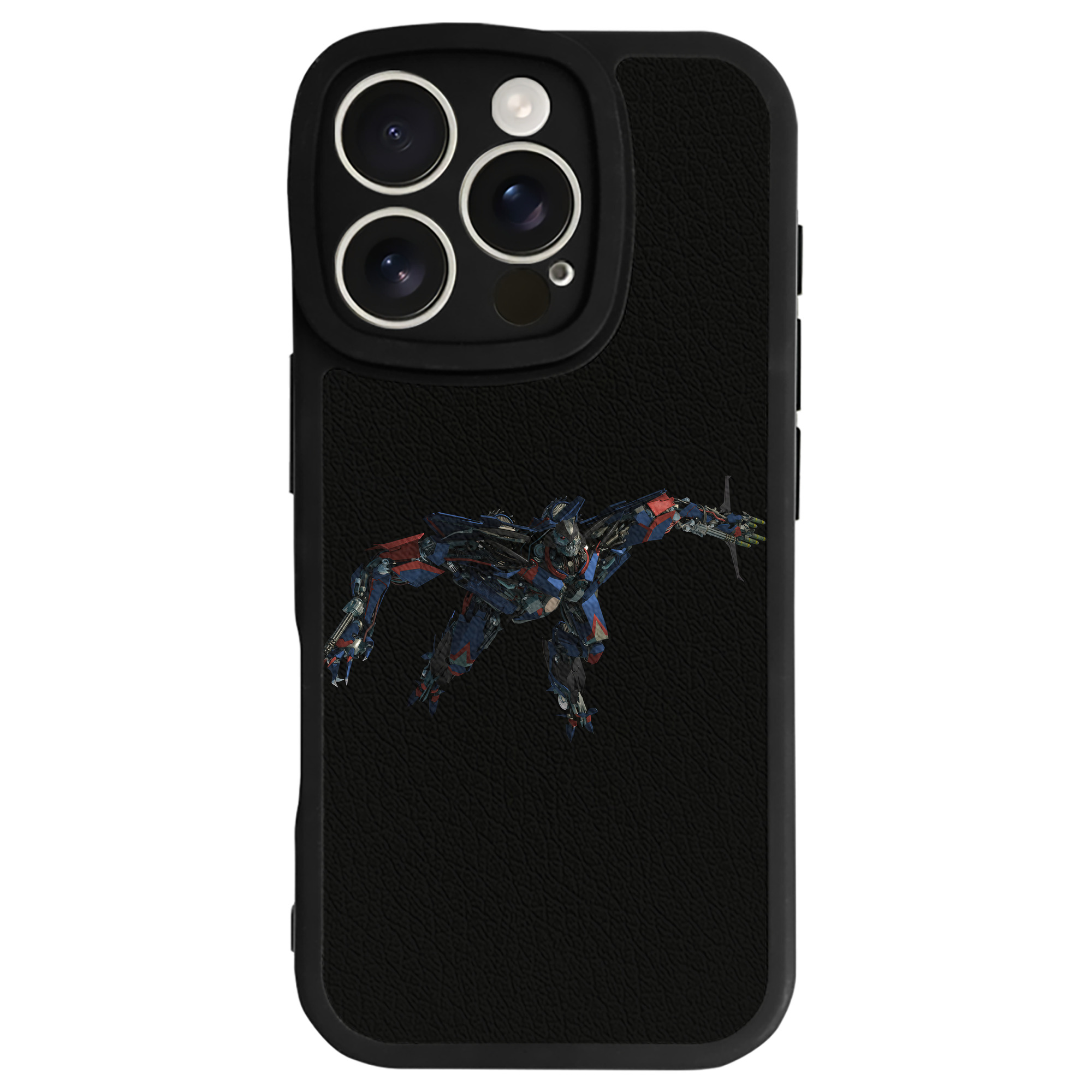 （画像用） Transformers トランスフォーマー 【iPhone 16シリーズ対応】シリコンスマホケース（レザー調） 材質：シリコン